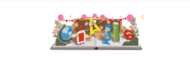 Google, 24 Kasım Öğretmenler Günü'nü özel bir logoyla kutladı